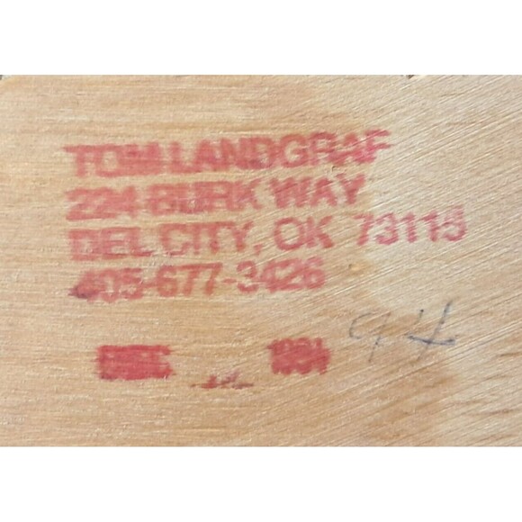 Vintage Horse Lacquered Wood Wall Clock  WORKS Tom Landgraf 12x10 - Picture 10 of 10